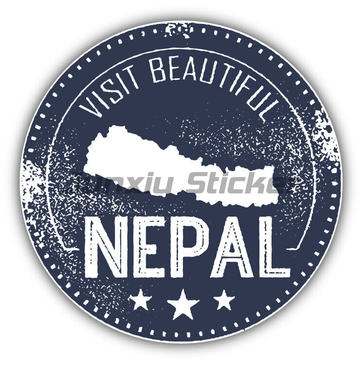 Laptop Accessories In Nepal - ธงชาติเนปาล แผ่นไวนิลติดกันชน จักรยาน หน้าต่าง แล็ปท็อป สติกเกอร์ติดรถยนต์