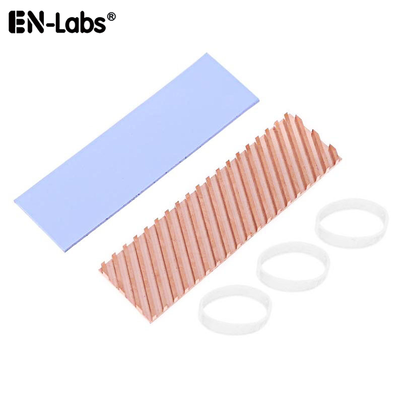 Laptop Accessories Cooling Pad - อ่างความร้อนทองแดงสําหรับ M.2 SSD 2280 PCI-E NVME