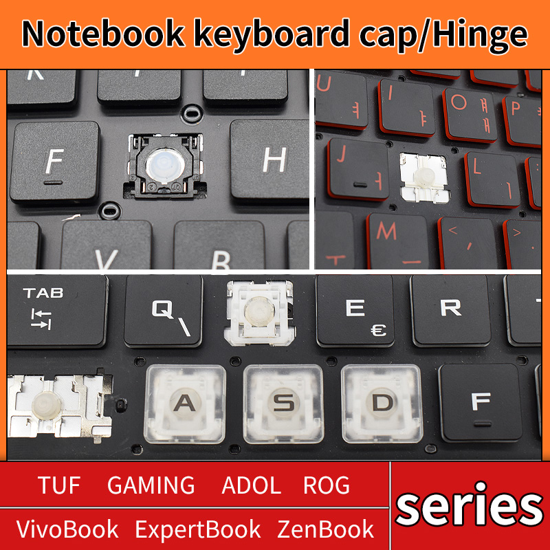 Laptop Accessories Acer - เปลี่ยน Keycap Key หมวกยางกรรไกรคลิปบานพับสําหรับ ASUS TUF