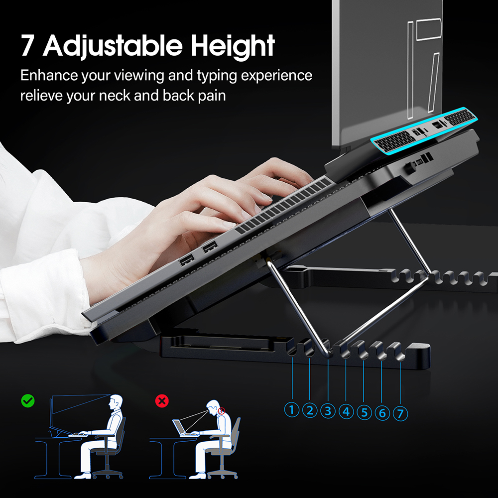 Coolcold แผ่นทำความเย็นแล็ปท็อ - Laptop Accessories Cooling Pad บทวิจารณ์และราคา