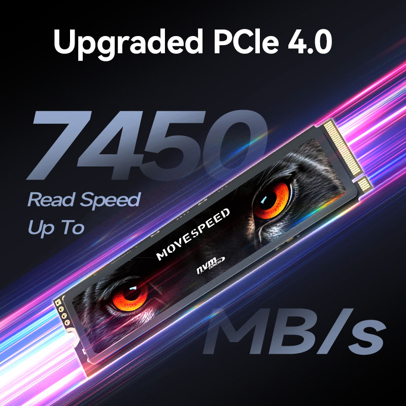 MOVESPEED 7450 เมกะไบต์/วินาที - Samsung Ssd 980 Pro บทวิจารณ์และราคา