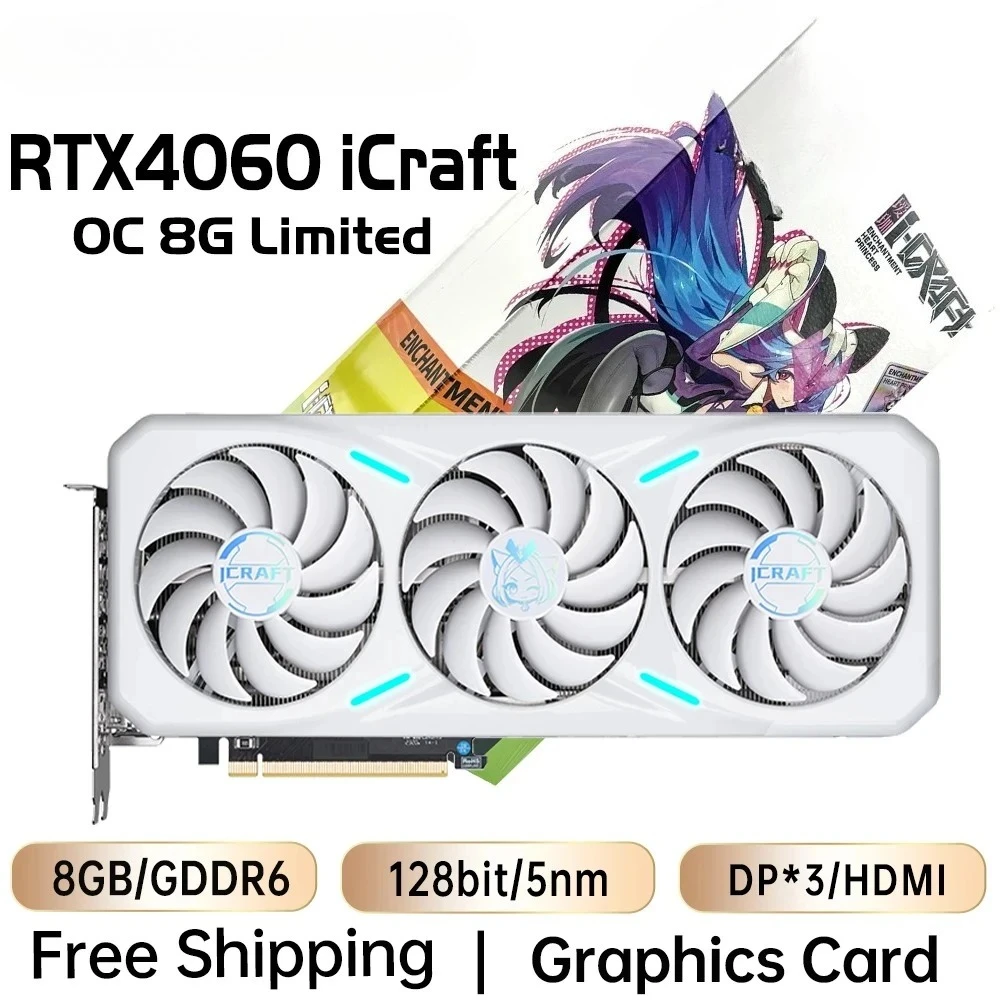 การ์ดแสดงผลสำหรับเล่นเกม คอมพิ - Nvidia Vga Rtx 4060 บทวิจารณ์และราคา