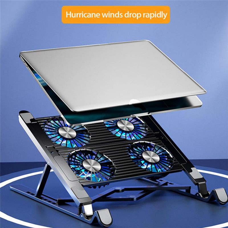 แท่นวางแล็ปท็อปแบบพับได้ พร้อม - Laptop Accessories Cooling Pad บทวิจารณ์และราคา