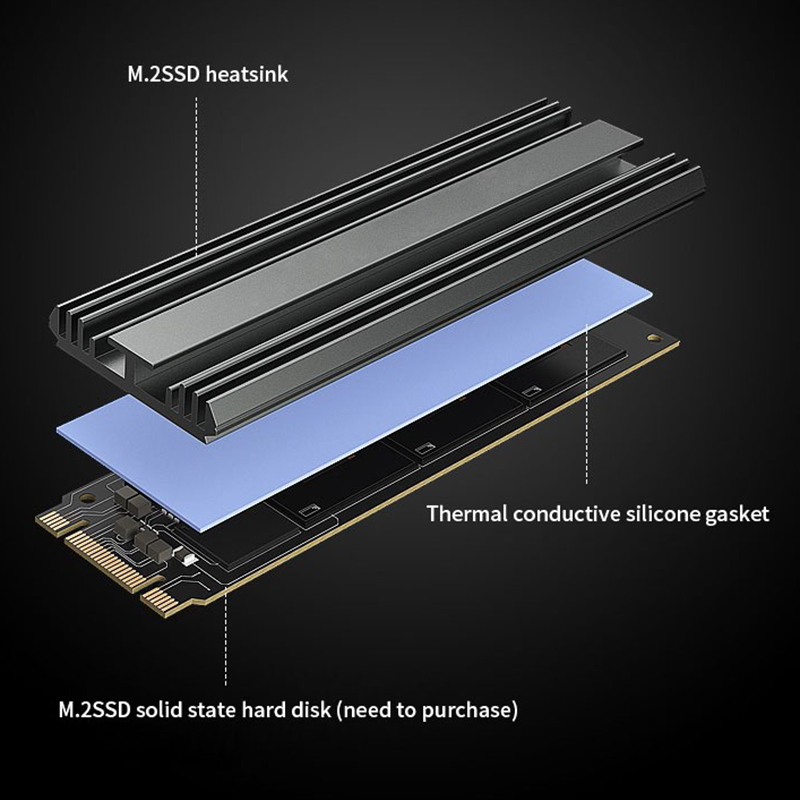 TEUCER M2 2280 ฮาร์ดดิสก์โซลิด - Laptop Accessories Cooling Pad บทวิจารณ์และราคา