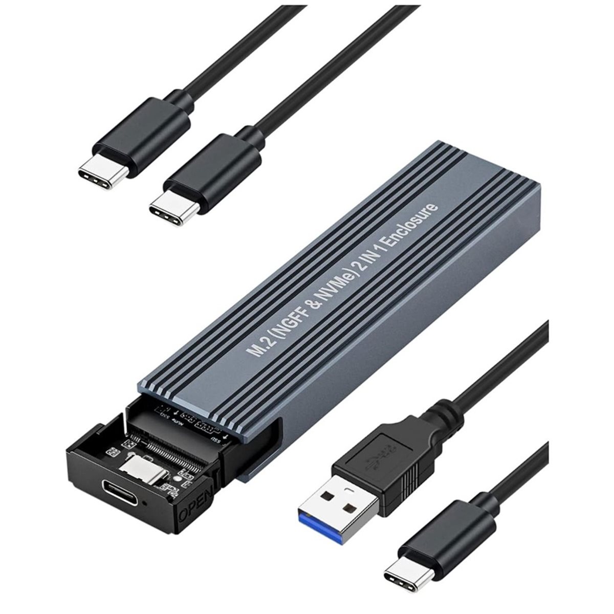 อัปเดต M.2 NVME SATA SSD Enclo - External Nvme Ssd บทวิจารณ์และราคา