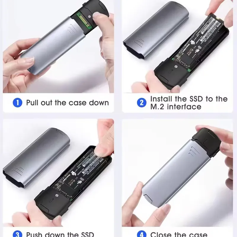 กล่องใส่ M2 NVMe SSD 10Gbps อล - External Nvme Ssd บทวิจารณ์และราคา