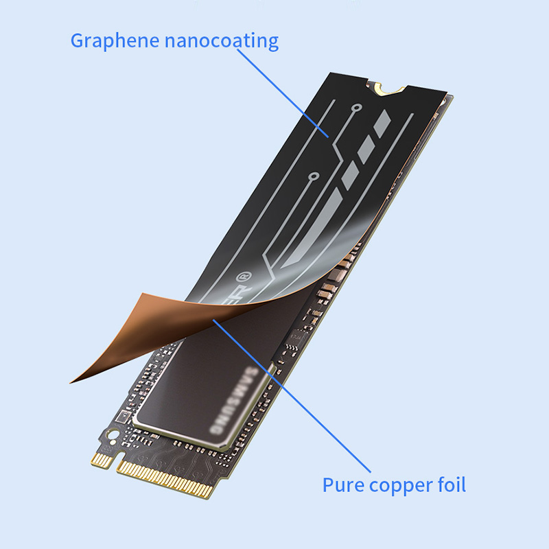 TEUCER Graphene M.2 SSD ความร้ - Laptop Accessories Cooling Pad บทวิจารณ์และราคา